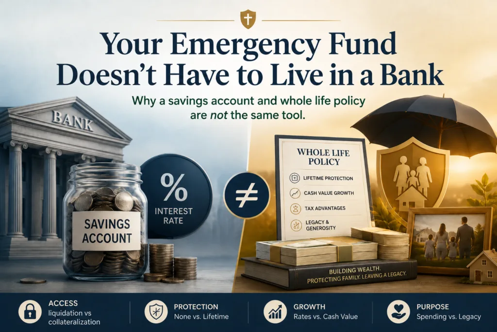 Emergency Fund: Whole Life Vs Savings Account